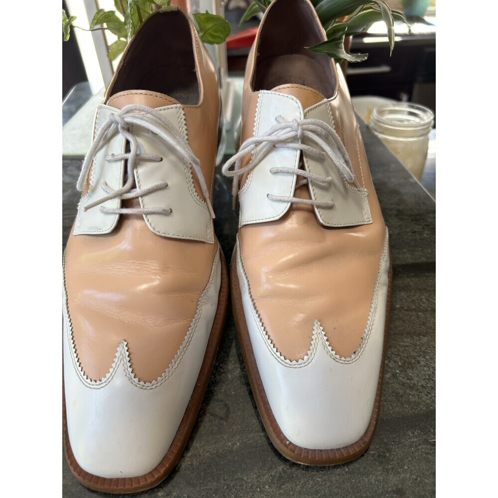 GIORGIO BRUTINI   Leather Shoe Sz 12 Vintage, Two Tone